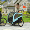 2-in-1 Dog Bike Trailer Pet Stroller Carrier for Large Dogs by Furr Baby Gifts