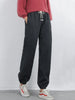 Women Harem Pants Drawstring Fleece Long Sweatpants Sports Casual Pants
