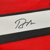 Framed Autographed/Signed Brandon Aiyuk 35x39 San Francisco Alternate Red Football Jersey JSA COA