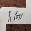 Framed Autographed/Signed Amari Cooper 35x39 Cleveland Brown Football Jersey Beckett BAS COA