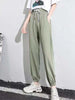 Women Harem Pants Drawstring Fleece Long Sweatpants Sports Casual Pants