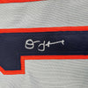 Framed Autographed/Signed Jim Leyland 35x39 Detroit Grey Baseball Jersey JSA COA by Hall of Fame Sports Memorabilia