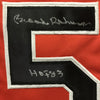 Autographed/Signed Brooks Robinson HOF 83  Baltimore Orange Stat Baseball Jersey JSA COA