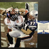 Autographed/Signed David Tyree The Catch Super Bowl XLII New York Giants 8x10 Football Photo Beckett BAS COA #1