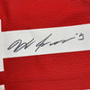 Framed Autographed/Signed Jaxon Smith-Njigba 35x39 Ohio State Red College Football Jersey Beckett BAS COA