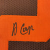 Framed Autographed/Signed Amari Cooper 35x39 Cleveland Brown Color Rush Football Jersey JSA COA