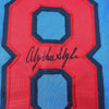 Framed Autographed/Signed Andy Van Slyke 35x39 St. Louis Blue Baseball Jersey JSA COA