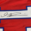 Framed Autographed/Signed Gabriel Gabe 35x39 Davis Buffalo Red Football Jersey Beckett BAS COA