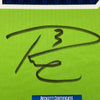 Framed Autographed/Signed Russell Wilson 35x39 Seattle Seahawks Green Color Rush Authentic Football Jersey Beckett BAS COA