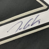 Framed Autographed/Signed Tim Anderson 35x39 Chicago Black Baseball Jersey Beckett BAS COA