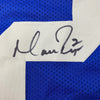 Framed Autographed/Signed Matt Ryan 35x39 Indianapolis Blue Football Jersey Beckett BAS COA