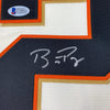 Framed Autographed/Signed Buster Posey 35x39 San Francisco Giants Cream Baseball Jersey Beckett BAS COA