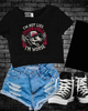 Not like other girls Cropped Tee by Madness & Mayhem LLC