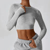 🧘‍♀️ Women’s Slim Fit Long Sleeve Yoga Top by FitiqueFit
