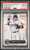 Graded 2022 Topps Bowman Sterling Bobby Witt Jr. #BSR37 Refractor #/199 Rookie RC Baseball Card PSA 10 Gem Mint