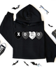 XOXO candy hearts hoodie by Madness & Mayhem LLC