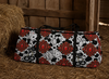 Red Turquoise Western Icon Hay Storage Bag by Neon Spur