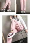 Women Harem Pants Drawstring Fleece Long Sweatpants Sports Casual Pants