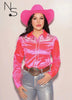Let Er Buck Luxury Western Pearl Snap Rodeo Shirt by Neon Spur