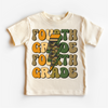 Fourth Grade Camo Lighting Bolt Shirt - Back To School Tee by Madi Moosh