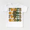 Fourth Grade Camo Lighting Bolt Shirt - Back To School Tee by Madi Moosh