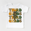Third Grade Camo Lighting Bolt Shirt - Back To School Tee by Madi Moosh