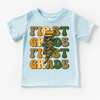 First Grade Camo Lighting Bolt Shirt - Back To School Tee by Madi Moosh