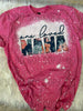 One Loved Nana Bleached Tee by The Neeley Design Co Wholesale