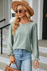 🌸 Round Neck Flounce Sleeve T-Shirt by FitiqueFit
