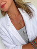 TINY MOON NECKLACE by Bellaforma Jewelry