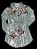Girls Marvel-ous Metallic Pearl Snap Rodeo Shirt by Neon Spur