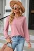 🌸 Round Neck Flounce Sleeve T-Shirt by FitiqueFit
