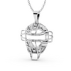 Baseball Catchers Mask Necklace