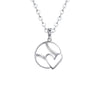 Baseball Heart Necklace