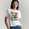 French Bulldog T-shirt White by Bestia Dog Gear