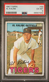 Graded 1967 Topps Al Kaline #30 Baseball Card PSA 6 EX-MT