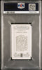 Graded 1927 Carreras Ltd. Famous Men Abraham Lincoln #7 Baseball Tobacco Card PSA 6 EX-MT