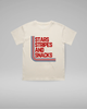 STARS STRIPES & SNACKS TEE - VINTAGE CREAM by LITTLE RAD THINGS
