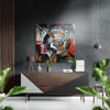Spiral Thoughts Brushed Aluminium Dibond Wall Art by Insigneart USA