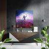 Space Traveller Brushed Aluminium Dibond Wall Art by Insigneart USA