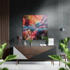 Colorful Clouds Brushed Aluminium Dibond Wall Art by Insigneart USA