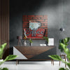 Hot Coffee Brushed Aluminium Dibond Wall Art by Insigneart USA
