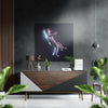 Space Traveller Brushed Aluminium Dibond Wall Art by Insigneart USA