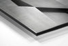 Geometric Buildings Brushed Aluminium Dibond Wall Art by Insigneart USA