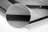 Geometric Buildings Brushed Aluminium Dibond Wall Art by Insigneart USA