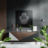 Black Panther Brushed Aluminium Dibond Wall Art by Insigneart USA