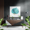 Flower Brushed Aluminium Dibond Wall Art by Insigneart USA