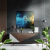 Space Traveller Brushed Aluminium Dibond Wall Art by Insigneart USA