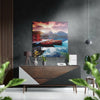 Boats Brushed Aluminium Dibond Wall Art by Insigneart USA