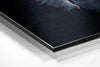 Space Traveller Brushed Aluminium Dibond Wall Art by Insigneart USA
